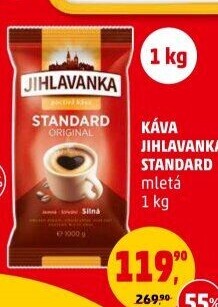 Mletá káva Standard Jihlavanka - Penny Market akcniletaky.com