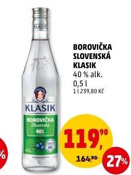 Pálenka Borovička slovenská Klasik St. Nicolaus