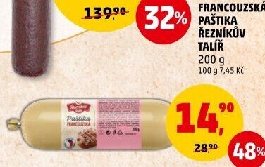 Paštika francouzská Řezníkův talíř