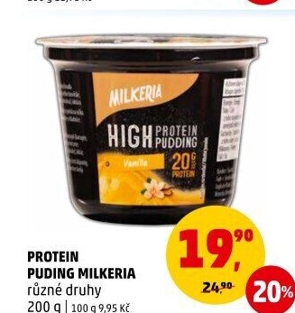 Proteinový pudink Milkeria