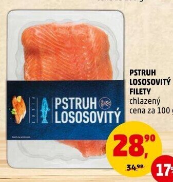 Pstruh lososovitý filety Pro Penny EFD Excelsior Delikatessen