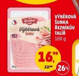 Šunka výběrová Řezníkův talíř