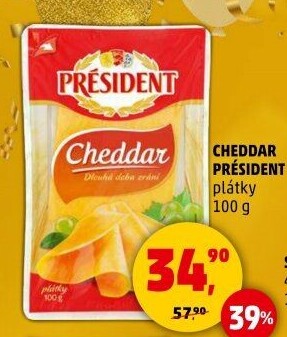 Sýr Cheddar Président