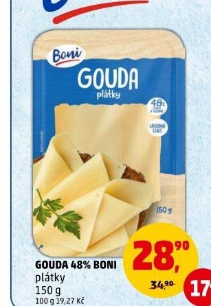 Sýr Gouda 48% Boni
