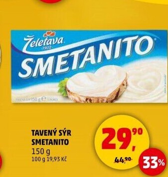 Sýr tavený Smetanito Želetava