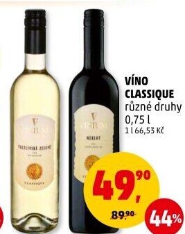 Vína Vinium Classique Velké Pavlovice
