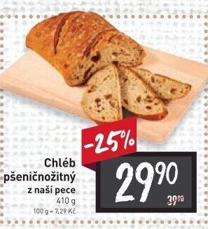 Chléb pšenično-žitný