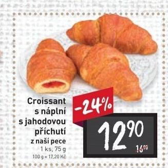 Croissant s náplní
