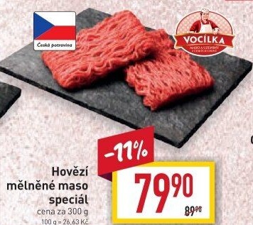 Hovězí mleté maso speciál Vocílka