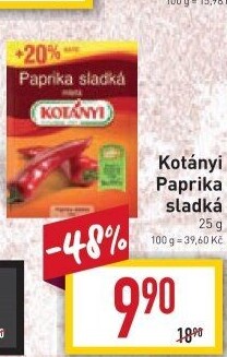 Koření Paprika sladká Kotányi