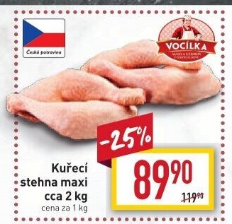 Kuřecí stehna Vocílka