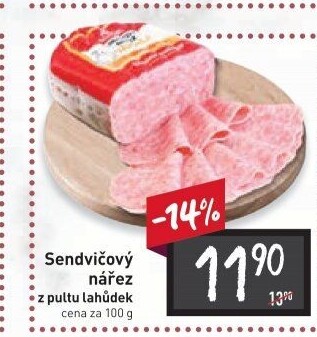 Nářez sendvičový Váhala