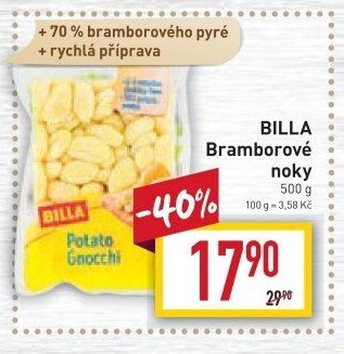 Noky bramborové Billa