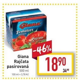 Pasírovaná rajčata Giana