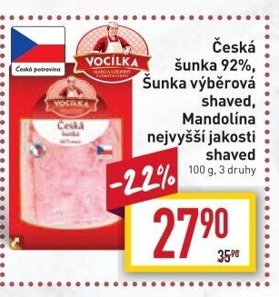 Šunka česká Vocílka