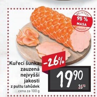 Šunka kuřecí zauzená nejvyšší jakosti