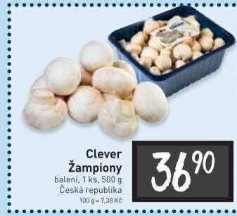 Žampiony Clever