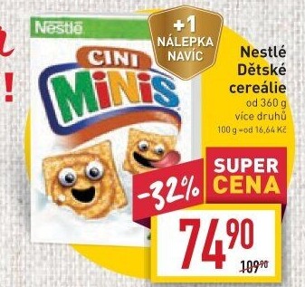 Cereálie Nestlé