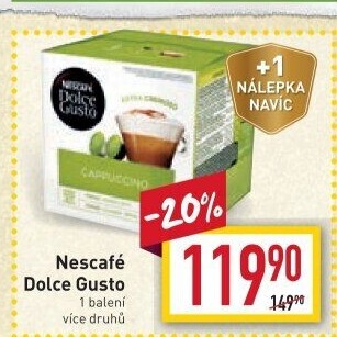 Kapsle Dolce Gusto Nescafé