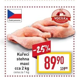 Kuřecí stehna Vocílka