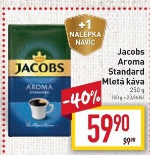 Mletá káva Jacobs Aroma Standard