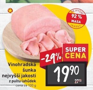 Šunka vinohradská nejvyšší jakosti LE&amp