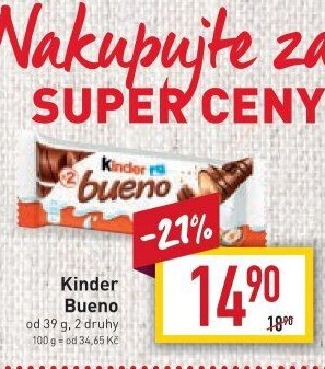 Tyčinka Bueno Kinder
