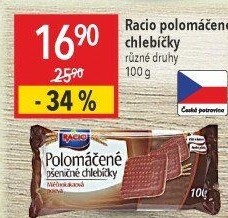 Chlebíčky polomáčené Racio