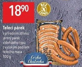 Párky s telecím masem Globus