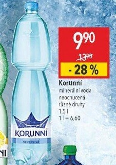 Přírodní voda Korunní