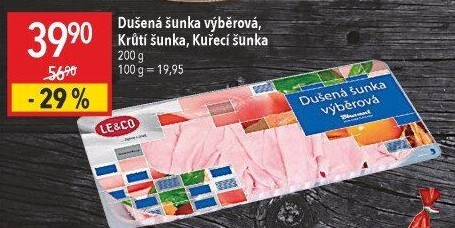 Šunka dušená výběrová LE&amp