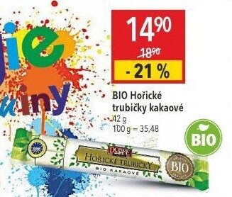 Hořické trubičky bio Dobré z Miletína
