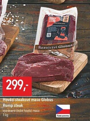 Hovězí Rump steak Globus