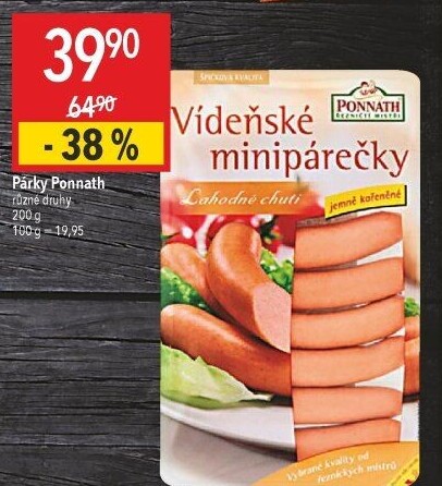 Minipárečky vídeňské Ponnath