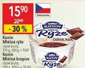 Mléčná rýže Kunín