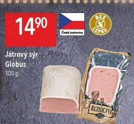 Paštika játrový sýr Globus