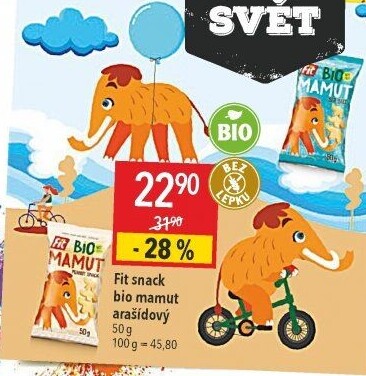 Snack Mamut Bio Fit