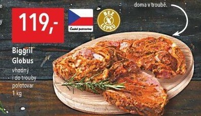Vepřová plec marinovaná Biggril Globus