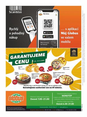 akční leták Globus 28.7.2022-3.8.2022