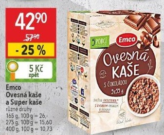 Kaše ovesná Emco