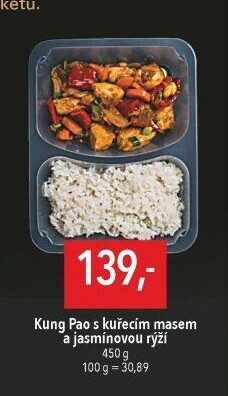 Kung Pao s kuřecím masem a rýží Globus