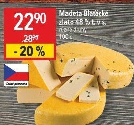 Sýr Blaťácké zlato Madeta