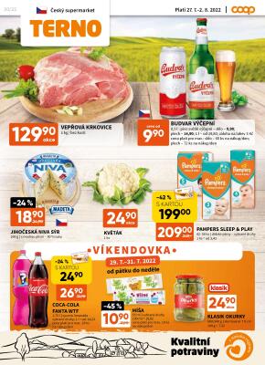 akční leták COOP 27.7.2022-2.8.2022
