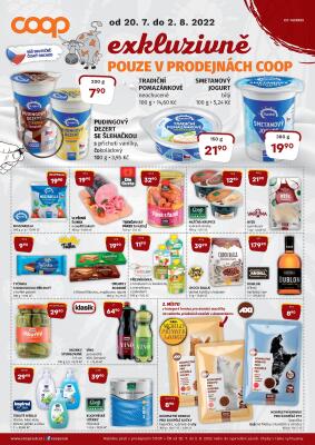 akční leták COOP 20.7.2022-2.8.2022