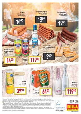 akční leták BILLA 1.8.2022-21.8.2022