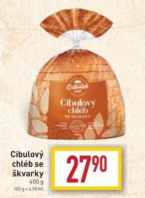 Chléb cibulový se škvarky Odkolek
