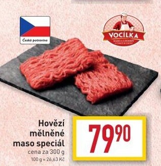 Hovězí mleté maso speciál Vocílka