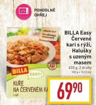 Kari červené s rýží Easy Billa