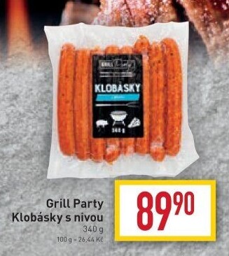 Klobása s nivou Grill Party