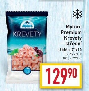 Krevety loupané mražené Premium Mylord